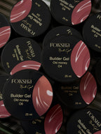 Foksha Builder Gel containers with visible text and branding.