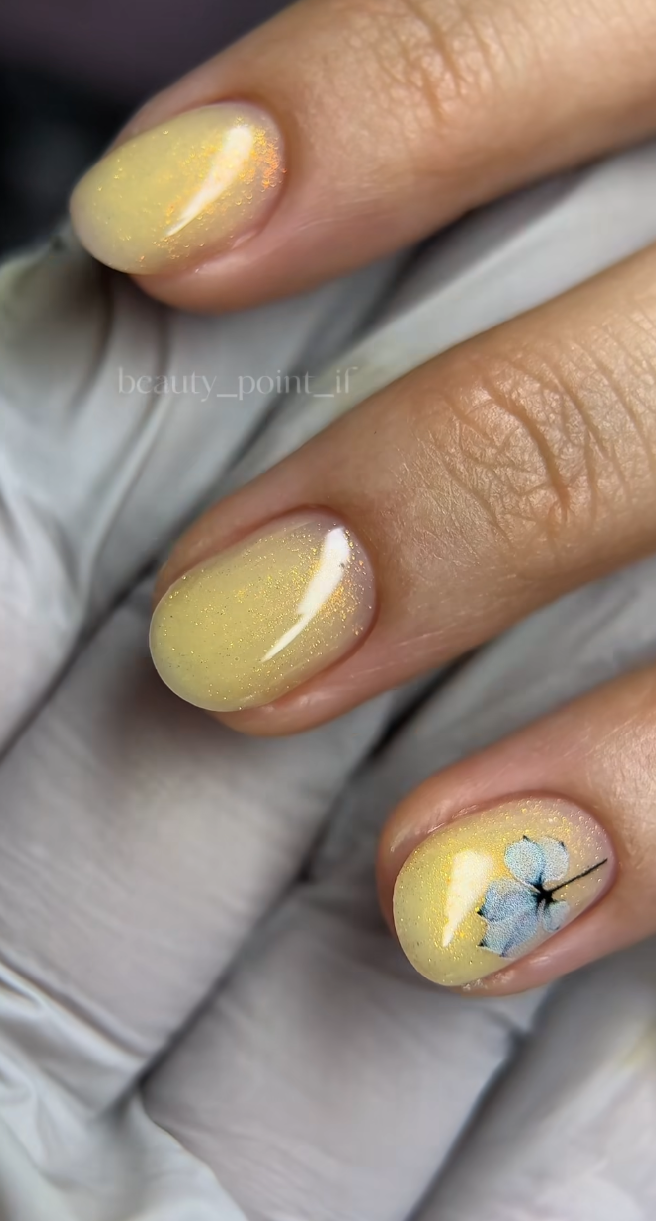 750 Glitter lemon