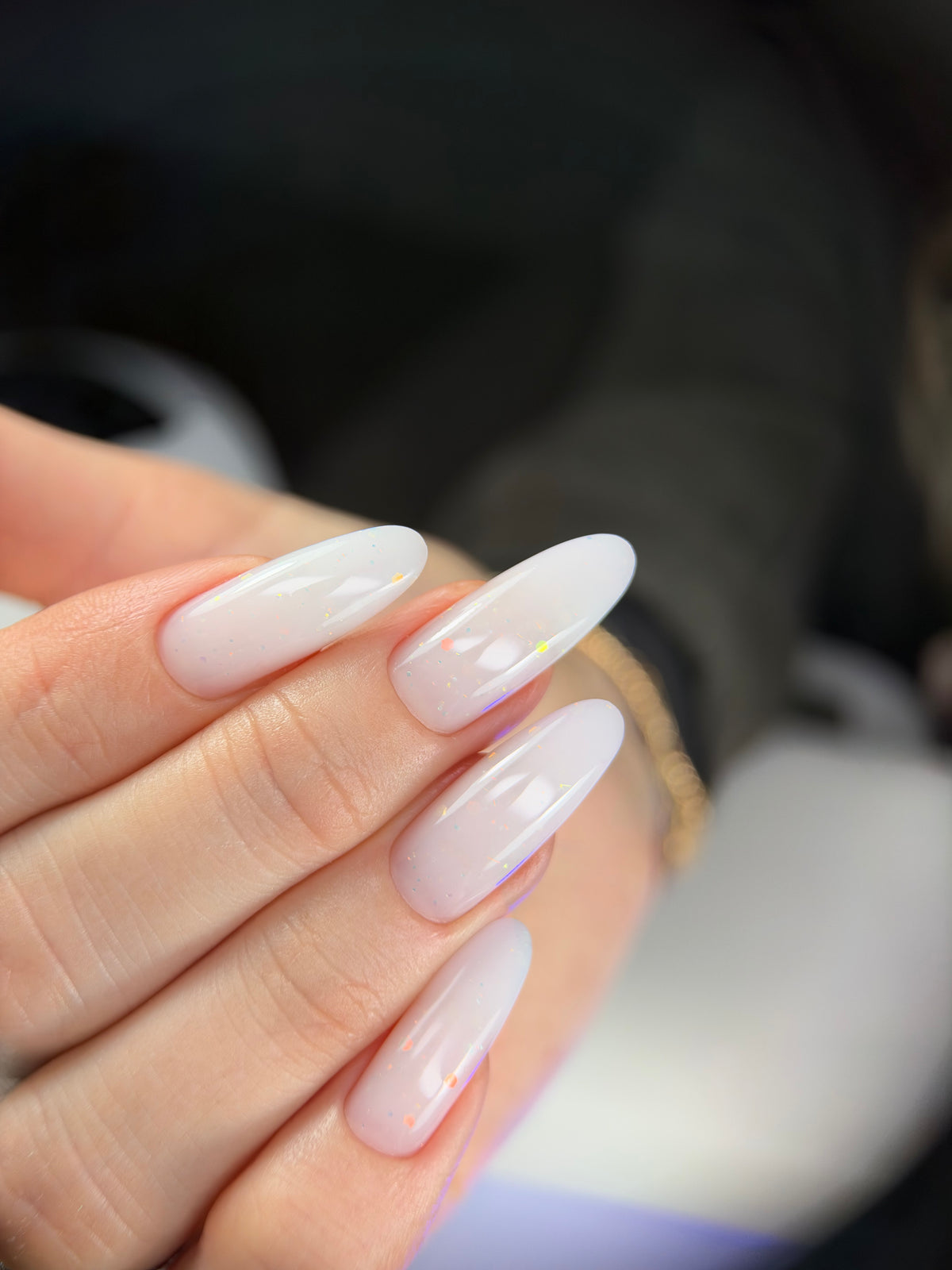 Builder Gel Shimmer Flakes Milky